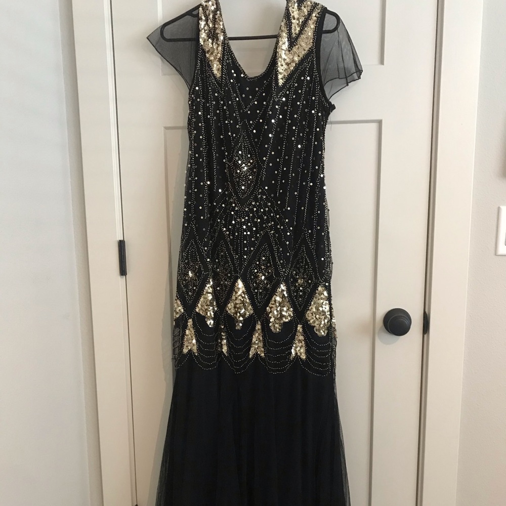 PrettyGuide Maxi Flapper Dress
